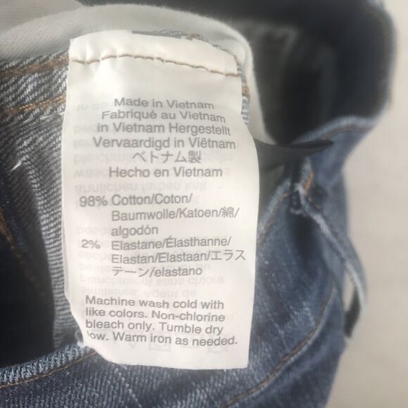 Madewell Jean Shorts Womens Blue Size 23 Cut Off 10" High Rise Skinny - Picture 8 of 9